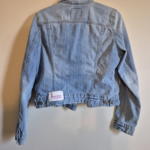 Women's Light Blue Jean Jacket - Picture 2 of 4